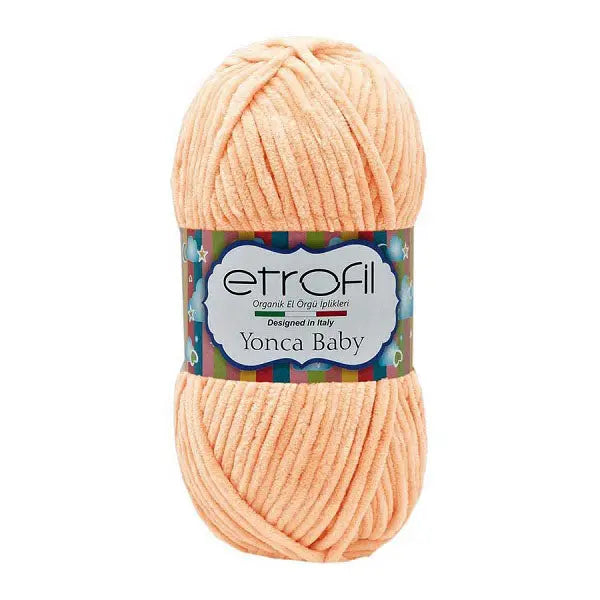 Etrofil Yonca Baby Velvet Yarn Salmon No 70215 Etrofil