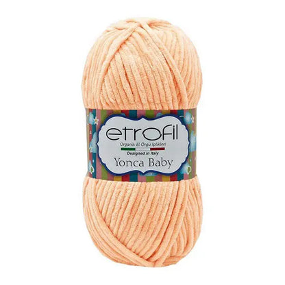 Etrofil Yonca Baby Velvet Yarn Salmon No 70215 Etrofil