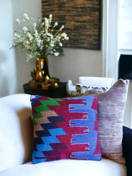 Kilim Cushion Cover 40x40 No 29 - DecoDeb