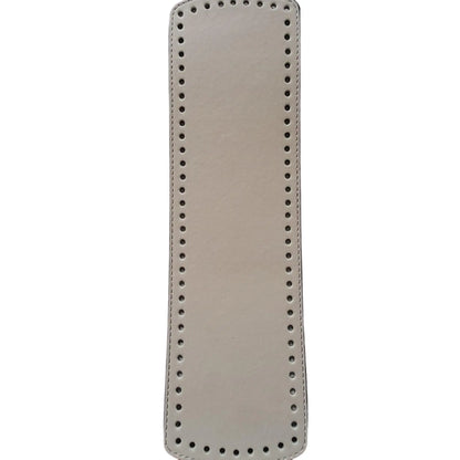 Leather Bag Bottom 26x11cm Cream Cafuné