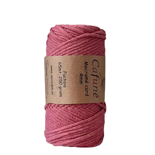 Macramé Cord 4mm Fuchsia - DecoDeb