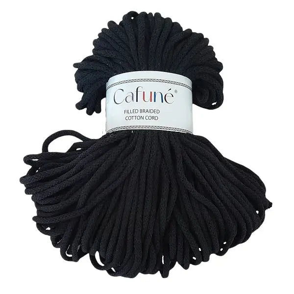 Macramé Cord 5mm Premium - 500 gr Black - DecoDeb