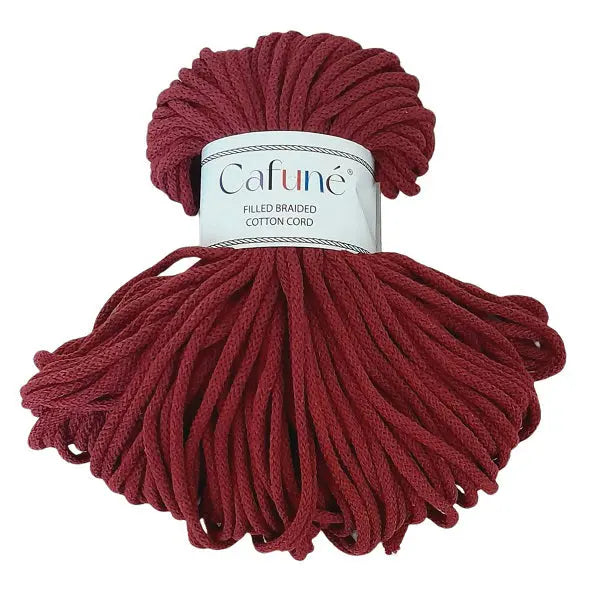 Macramé Cord 5mm Premium - 500 gr Bordeaux - DecoDeb