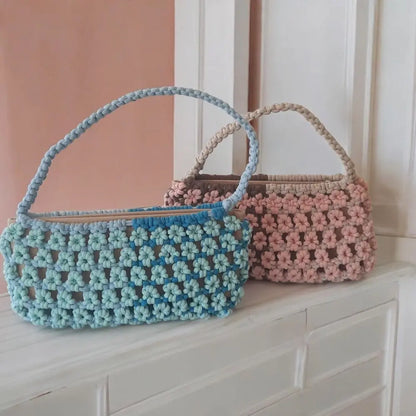 Macrame DIY Coquette handbag Cafuné