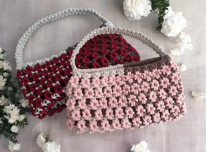 Macrame DIY Coquette handbag  