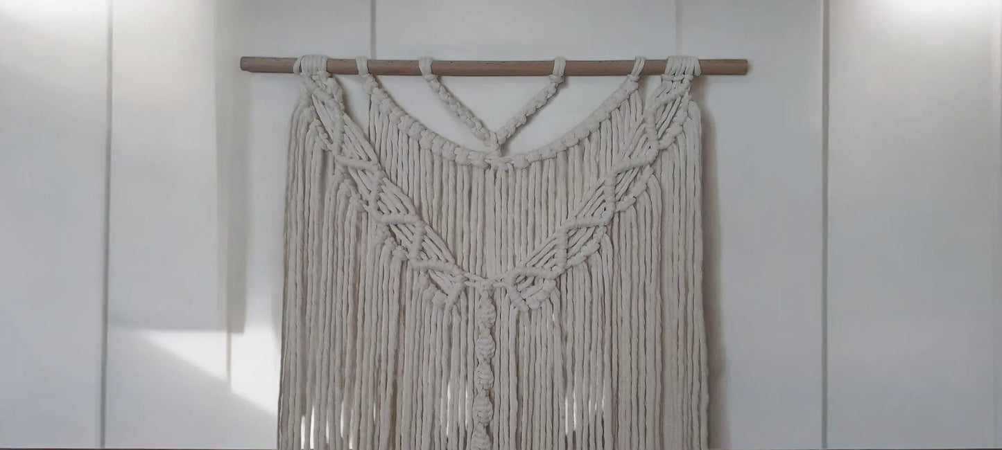 Macrame Pakket  Boho Ecru DecoDeb