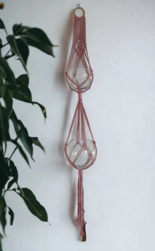 Macramé Plant Hanger DIY Kit for 2 Pots, 125cm Cafuné