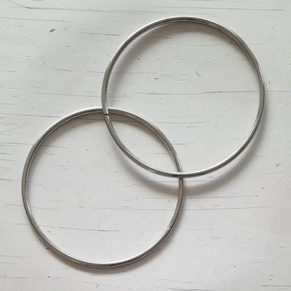 metalen handvatten, zilver met een doorsnede van 15 cm DecoDeb