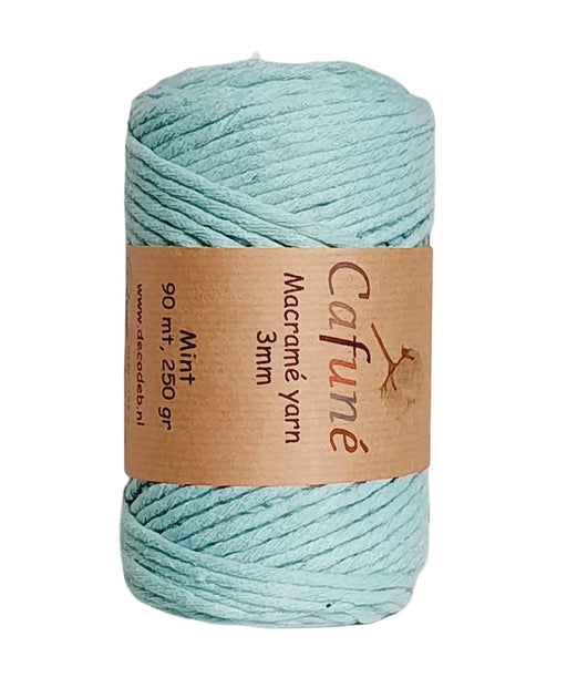 Macramé Yarn 3mm Mint by Decodeb 