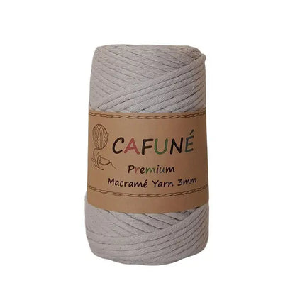 Premium Macramé Yarn 3mm Beige Cafuné