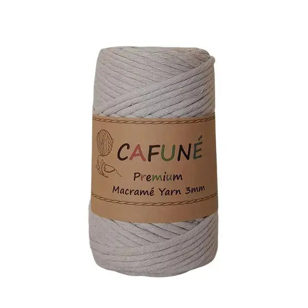 Premium Macramé Yarn 3mm Beige - DecoDeb