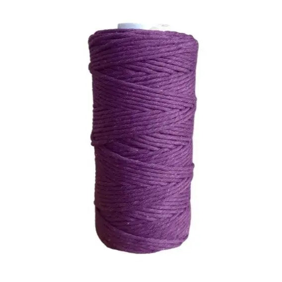 Cafuné  Lux Marcramé Yarn 3mm Damson/Purple Cafuné