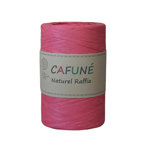 Raffia Naturel Fuchsia Cafuné