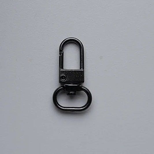 Snap Hook Black Metal 35×20mm Cafune