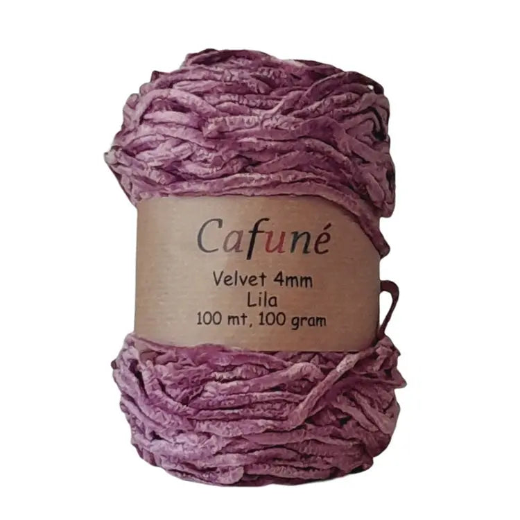 Cafuné Velvet Yarn Lila bij decodeb