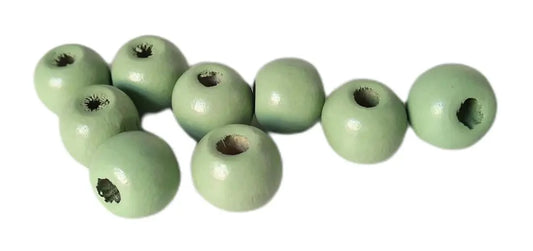 Wooden Beads 12mm Appelgreen DecoDeb