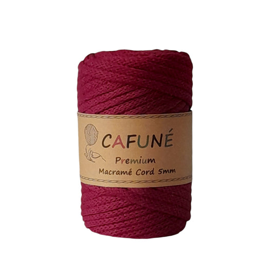 Cafuné Premium Macrame Cord 5 mm Grape