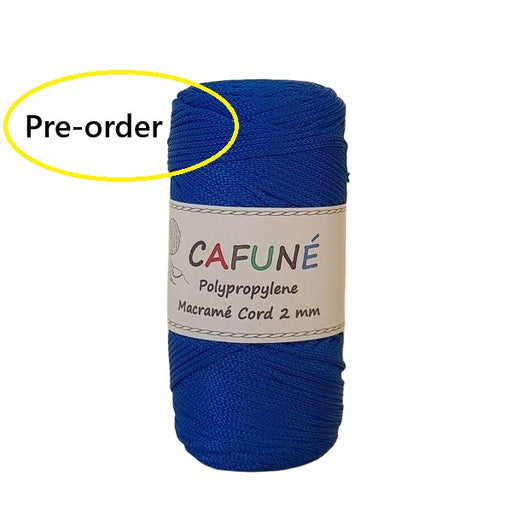 Cafuné Polypropylene cord 2mm Indigo