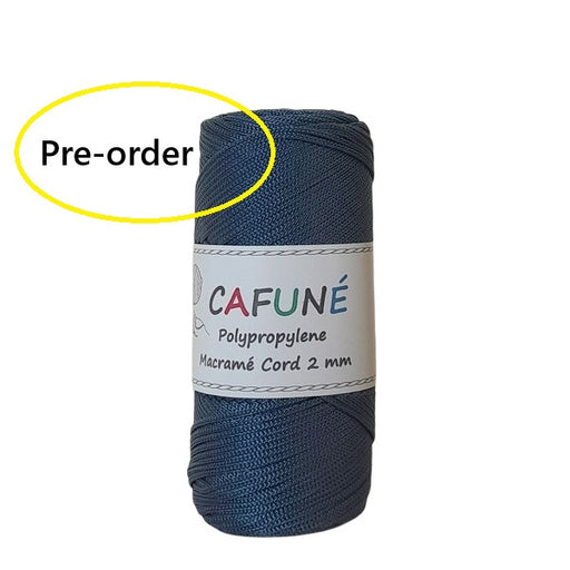 Cafuné Polypropylene Cord 2mm Jeans