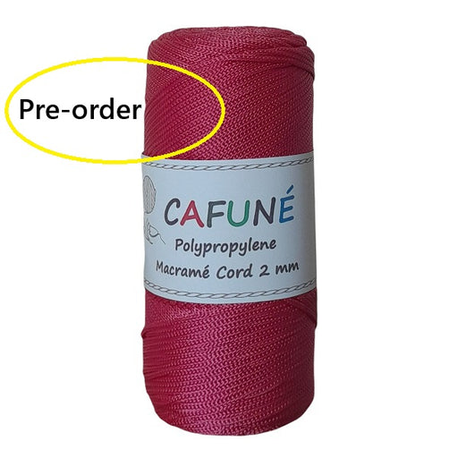 Cafuné Polypropylene Cord 2mm Fuchsia