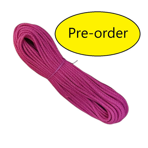 Braided Sewing Basket Cord -  Fuchsia