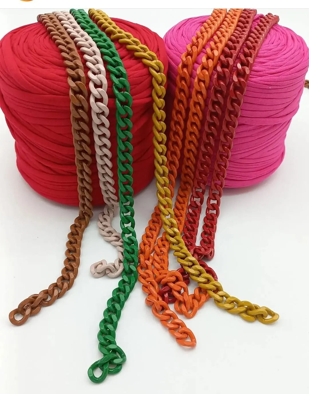 Metal Purs Chain of 112 cm In Different Colors